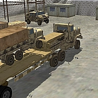 Transport Army vehicle truck driving Game Cover