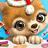 Christmas Animal Makeover Salon - Cute Pets Game Cover