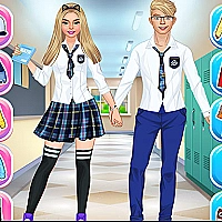College Girl & Boy Makeover Game Cover
