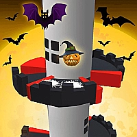 Helix Jump Halloween Game Cover