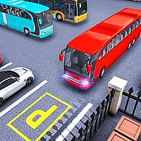 Real Bus Parking Oick and Drop Game Cover