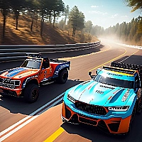 Top Down Truck Racing Game Cover