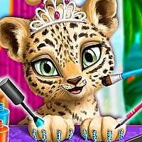Jungle Animal Hair Salon Game Cover