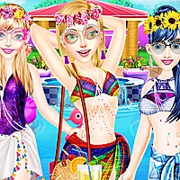 Summer Pool Party Fashion Game Cover