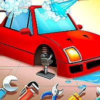 Girls Car Wash Salon Auto Workshop Game Cover