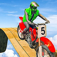Stunt Bike 3D Race - Moto X3M Game Cover