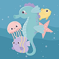 Adorable Fish Memory Game Cover