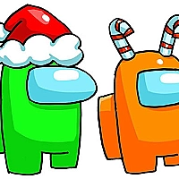 Among Us Christmas Coloring Game Cover