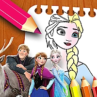 Frozen II Coloring Book Game Cover