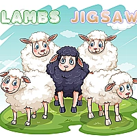 Lambs Jigsaw Game Cover