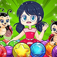 Miraculous Ladybug Bubble Shooter Game Cover