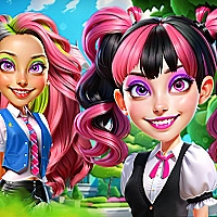 Princesses at Horror School Game Cover