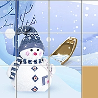 Christmas Slide Puzzle Game Cover