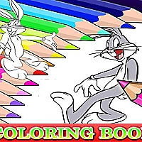 Coloring Book for Bugs Bunny Game Cover