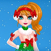 Princess Battle For Christmas Fashion Game Cover