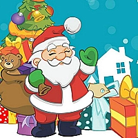 Santa Claus New Year's Eve Game Cover