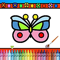 Color and Decorate Butterflies Game Cover