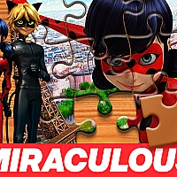 Miraculous Ladybug & Cat Noir Jigsaw Puzzle Game Cover