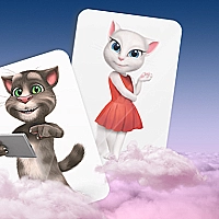 My Talking Tom Card Match Game Cover