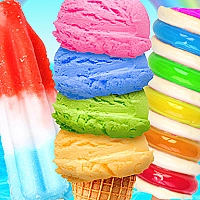 Rainbow Ice Cream And Popsicles Game Cover