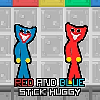 Red and Blue Stick Huggy Game Cover