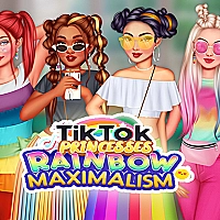 TikTok Princesses Rainbow Game Cover