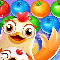 Bubble Shooter Chicken Game Cover