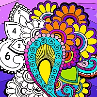 Color Fan Color By Number Game Cover