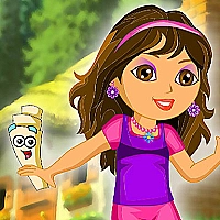 Dora in the garden Game Cover