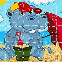 Hippo Jigsaw Game Cover