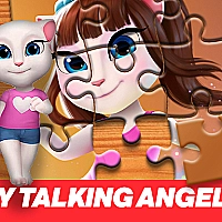 My Talking Angela Jigsaw Puzzle Game Cover