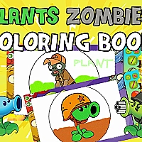 Plants vs Zombies Coloring Game Cover