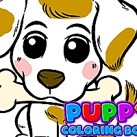 Puppy Coloring Book Game Cover