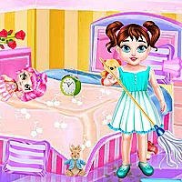 Baby Taylor Messy Home Clean Up Game Cover