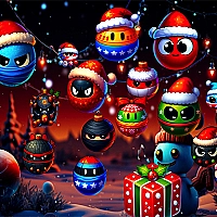 Christmas Rush : Red and Friend Balls Game Cover
