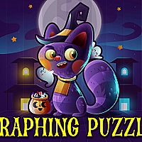 Graphing Puzzle Halloween Game Cover