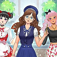 Kawaii High School Teacher Dress Up Game Cover