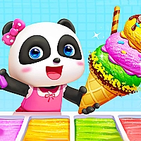 Little Panda Ice Cream Game Cover