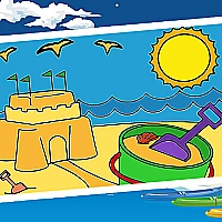 Summer Coloring Pages Game Cover