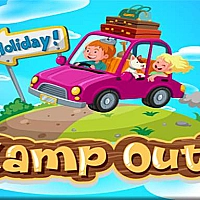 Camping Adventures: Family Road Trip Planner Game Cover