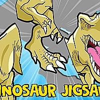 Dinosaur Jigsaw Game Cover