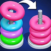 Hoop Stack - Color Sort Puzzle Game Cover