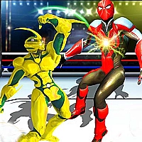Robot Ring Fighting Wrestlings Game Cover