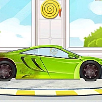 Sports Car Wash 2D Game Cover