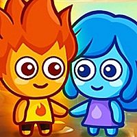 Lava Boy And Blue Girl Game Cover