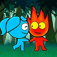 Red boy and Blue Girl Forest Adventure Game Cover