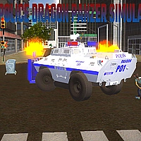 155 Police Dragon Panzer Drive Game Cover