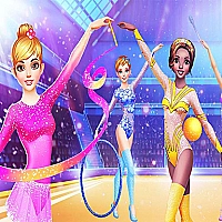 Gymnastics Dress Up Game Cover
