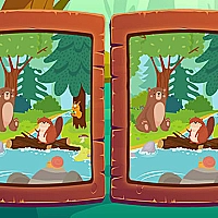 Spot the Difference - Animals Game Cover