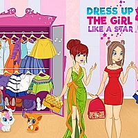 Dress Up The Girl Like A Star Game Cover